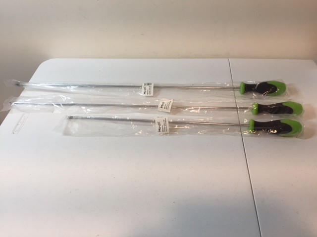Monster 3 PC Extra Long 26" & 18" Screwdriver Set Phillips PH2 & Slotted 1/4"