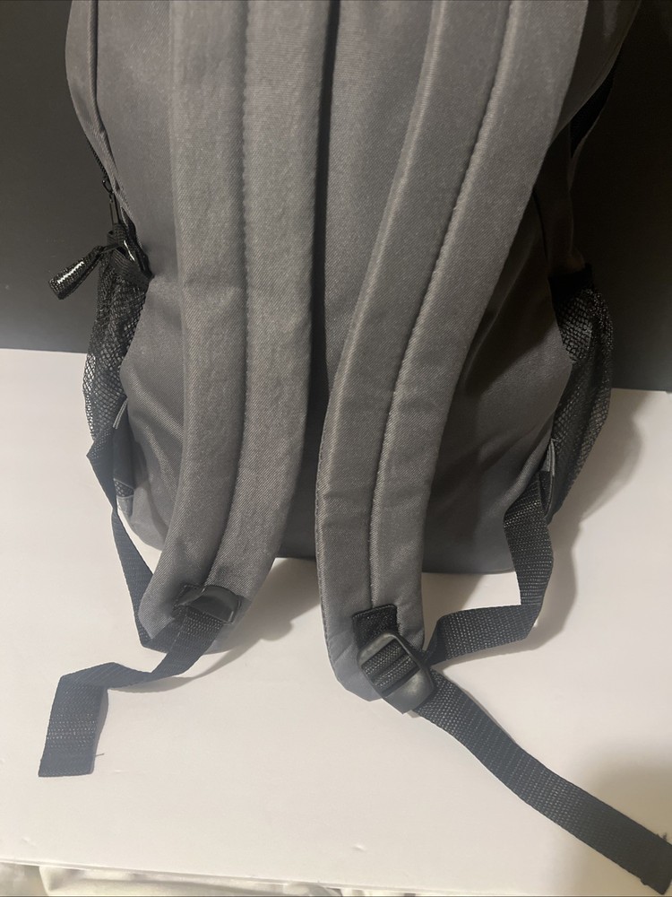 BN NT Gray/Light Blue Backpack 13.5" Length, 16" Height, 4.25" Depth