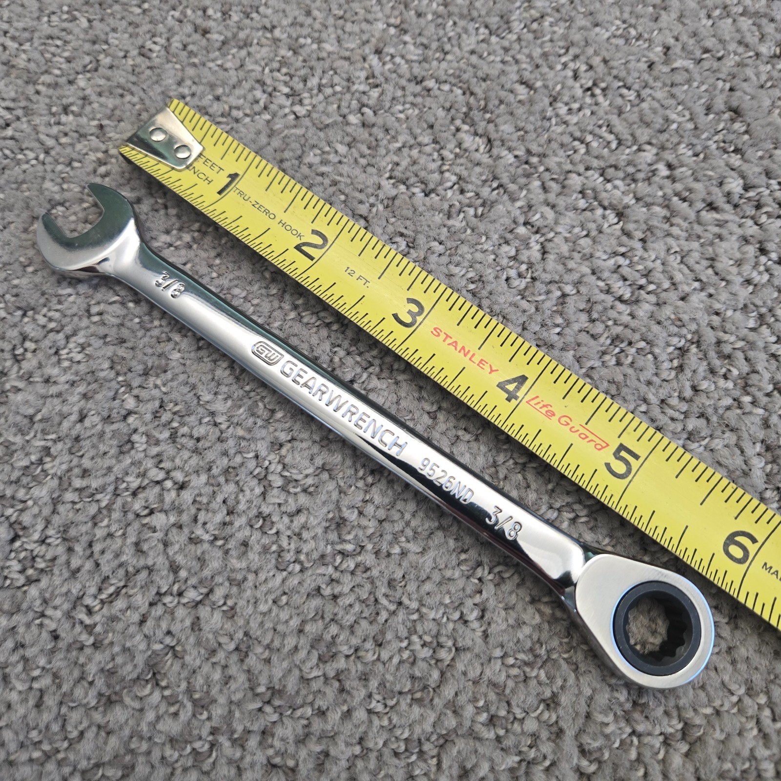 GEARWRENCH Reversible Ratcheting 12pt Combination Wrench SAE/Metric Choose Size