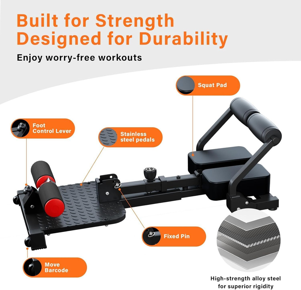 Squat Machine, Sissy Squat Machine Home for Deep Sissy Squats, Ab Workout Equipm