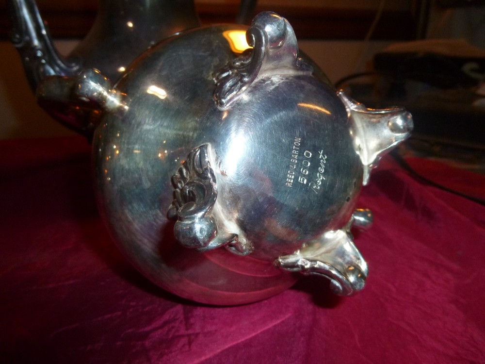 Vintage Reed & Barton 5600 Regent Tea & Coffee Serving Set 4 Pieces