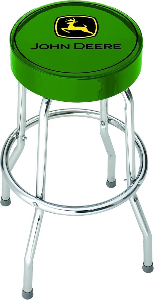 Plasticolor 004767R01 John Deere Garage Stool, 1 Pack , Green Step Stools