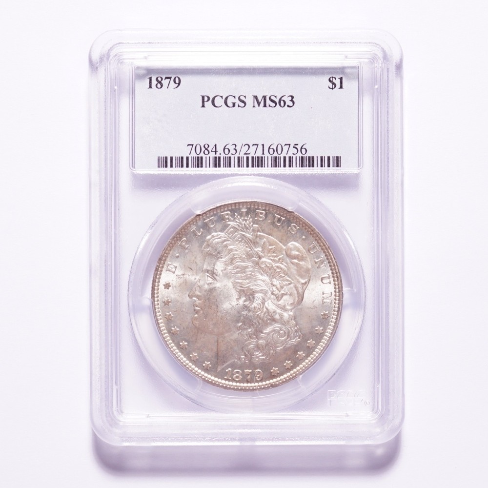 1879 Morgan Silver Dollar PCGS MS63