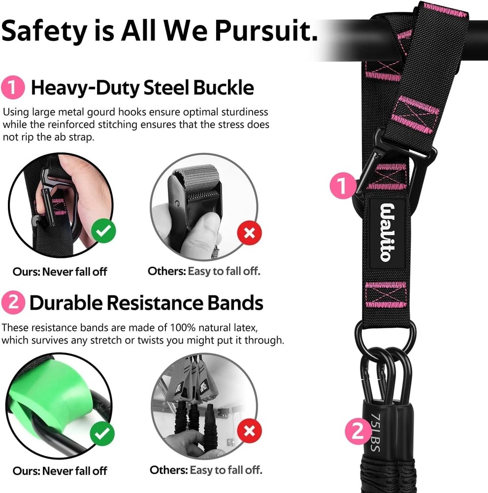 Pull up Assistance Bands, Heavy Duty Resistance Bands for Pull up Bar, Pull up A