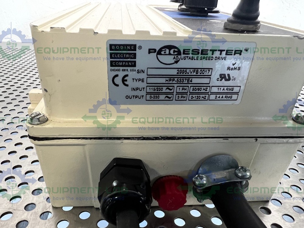 Bodine Electric HPP-5337E4 Variable Frequency Drive w/ Bodine 3/8HP Motor