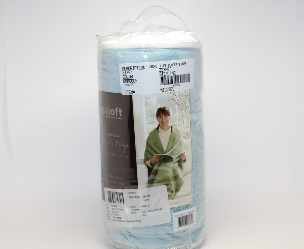 SoLoft Raschel Readers Wrap New Micro Fluff 22"x 88"