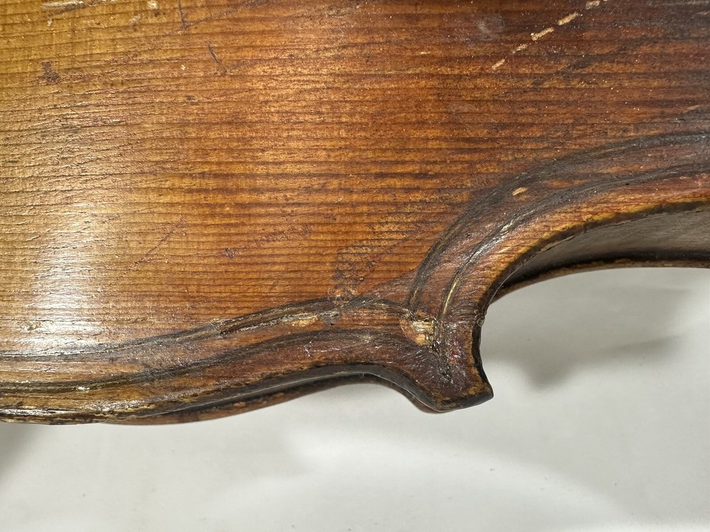 Antique German Violin Labeled "Carl Bachmann" With Case ~ Size 4/4