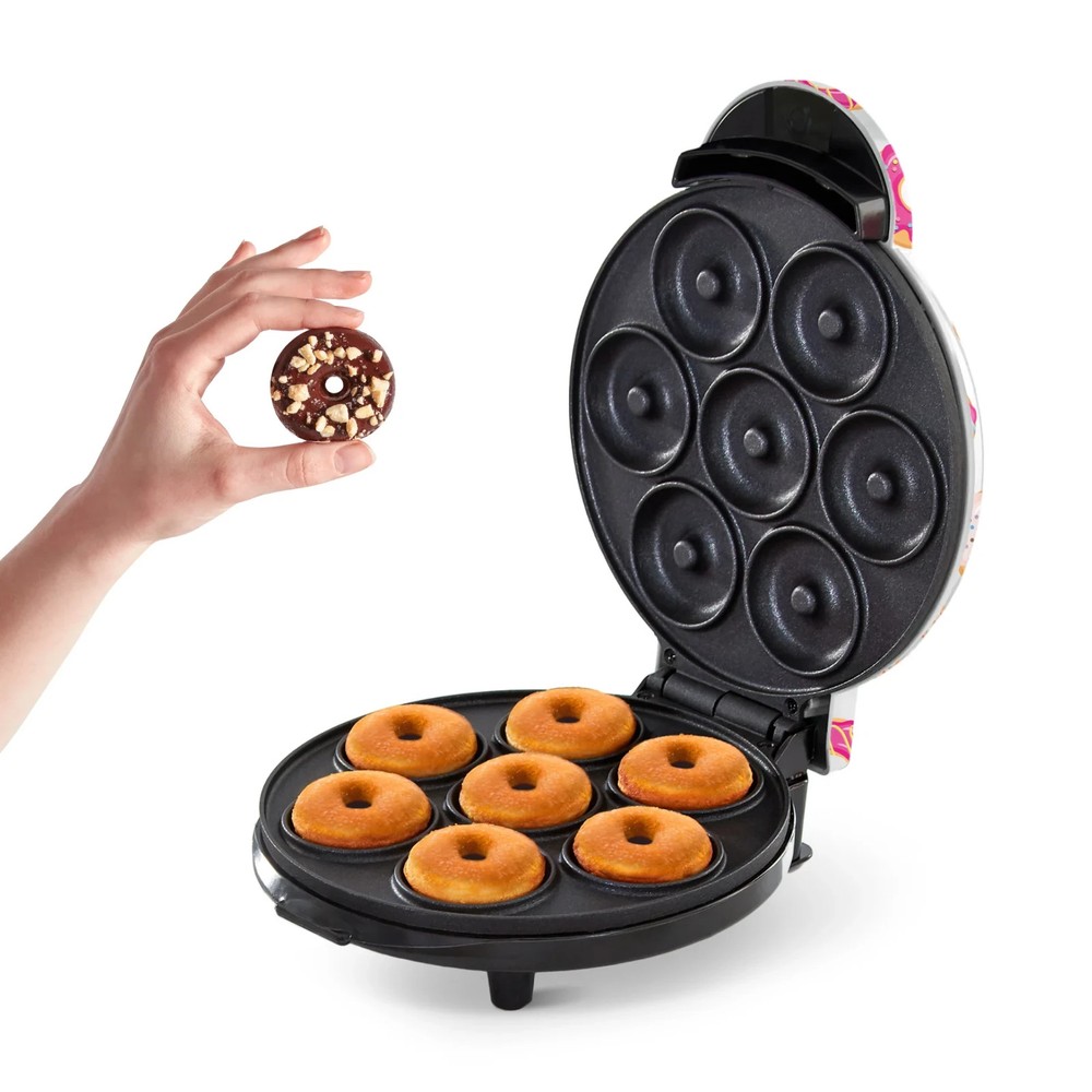Dash Express Mini Donut Maker Machine Nonstick Electric Compact Kitchen