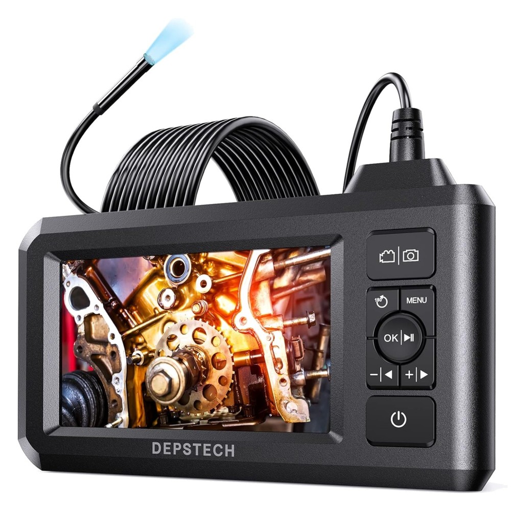Advanced 5.5mm Borescope Camera with Lights & Photo Capture