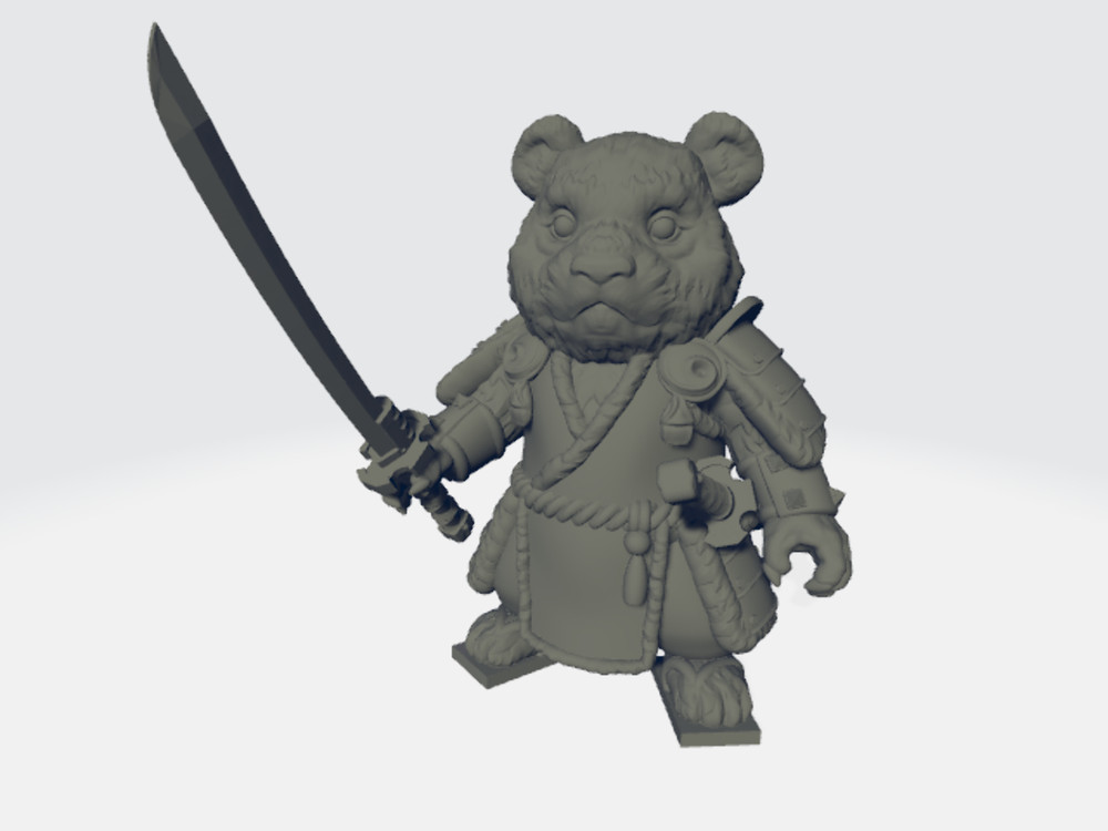 Seahorse 3D - Panda Samurai