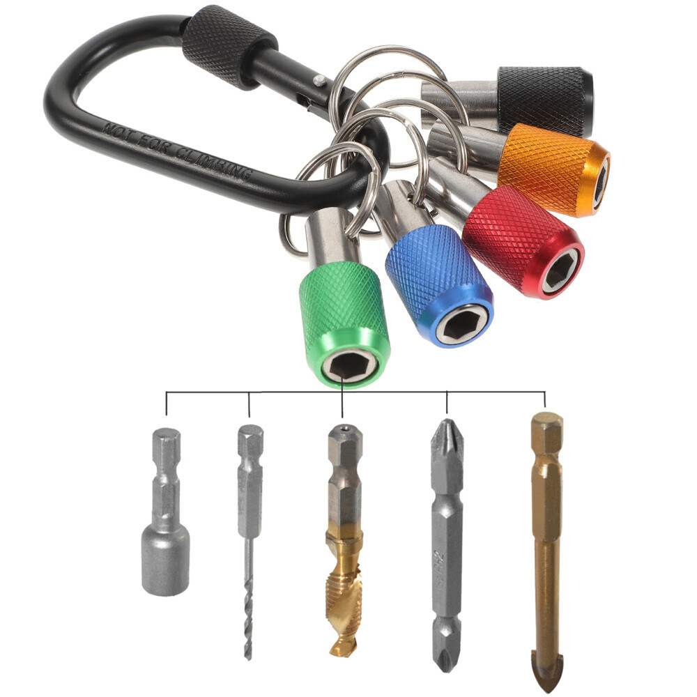 Impact Socket Set Magnetic Detachable Keychain Bit Storage Holder