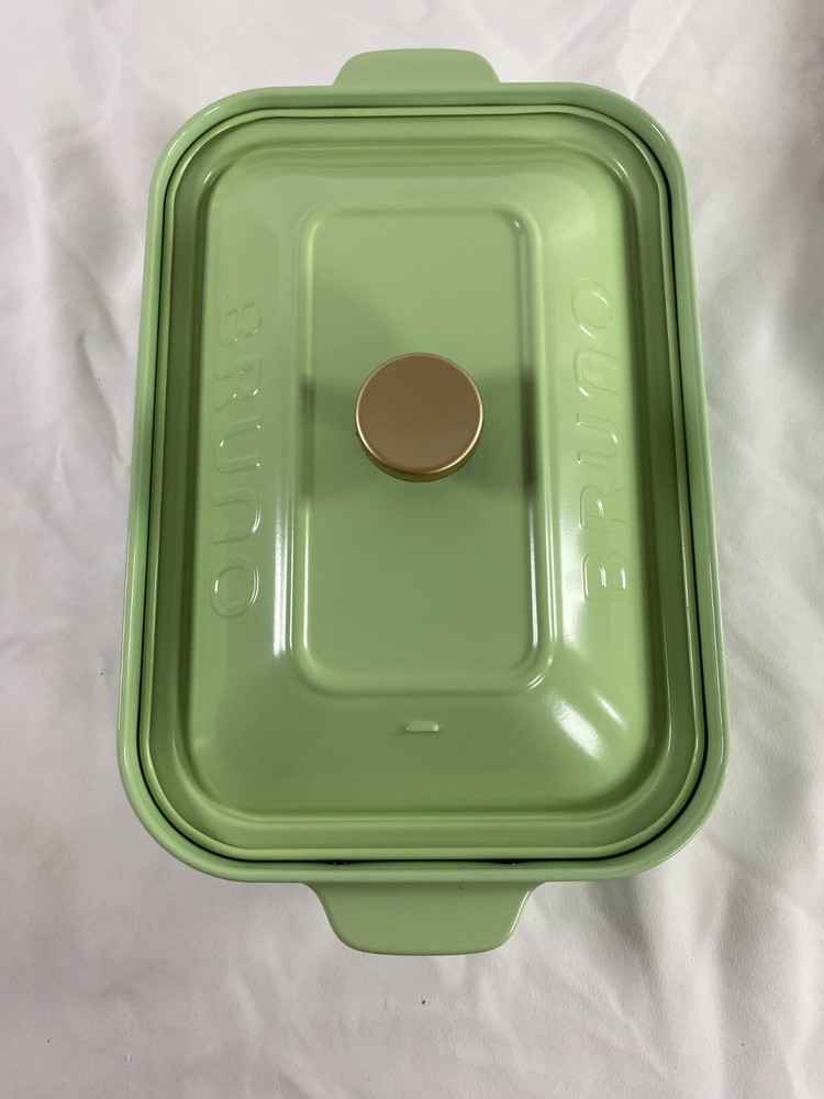 Bruno BOE021 Green Non Stick Coating Ceramic Coated Compact Multi Hotplate