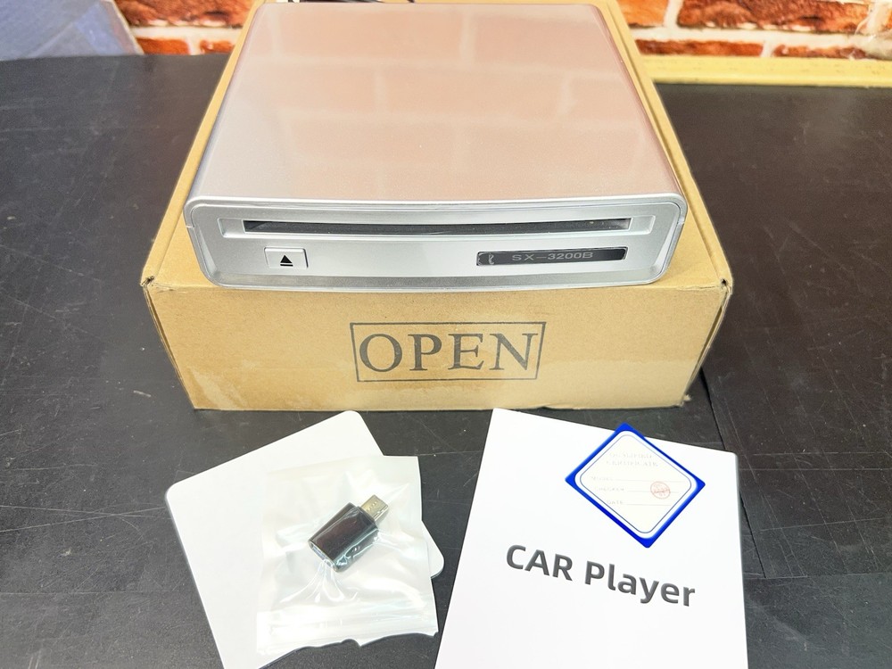 USB External Car CD Player SX-3200B In-Dash Slot Loader CarPlay Android