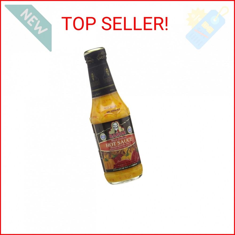 Baron West Indian Hot Sauce (397ml)