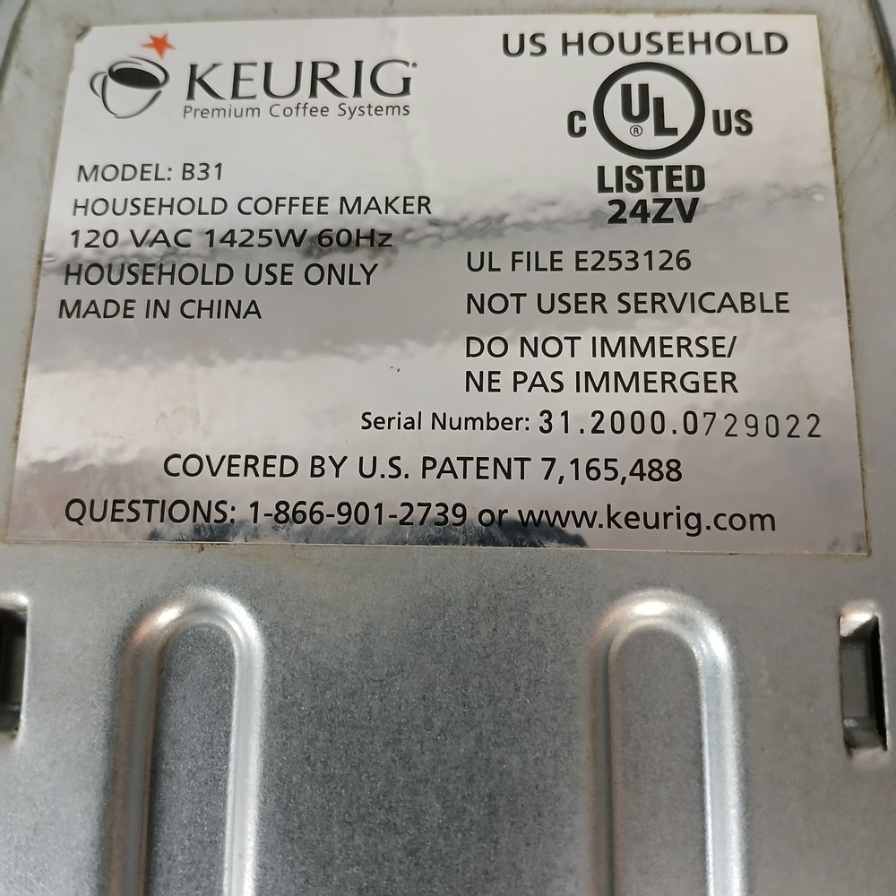 Keurig Coffee Maker Single Serve Model K10 (Tested)