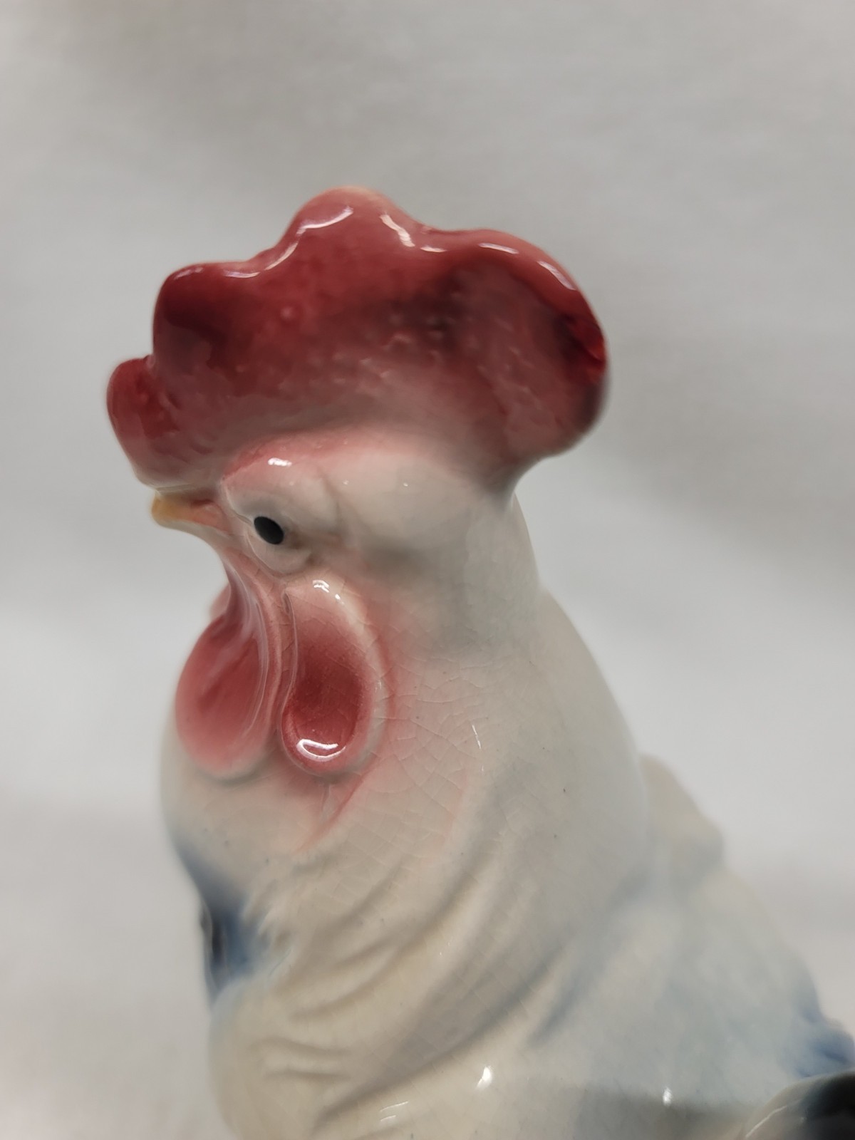 6" B/W ROOSTER (RARE) BY ROYAL COPLEY, ROYAL WINDSOR, SPAULDING