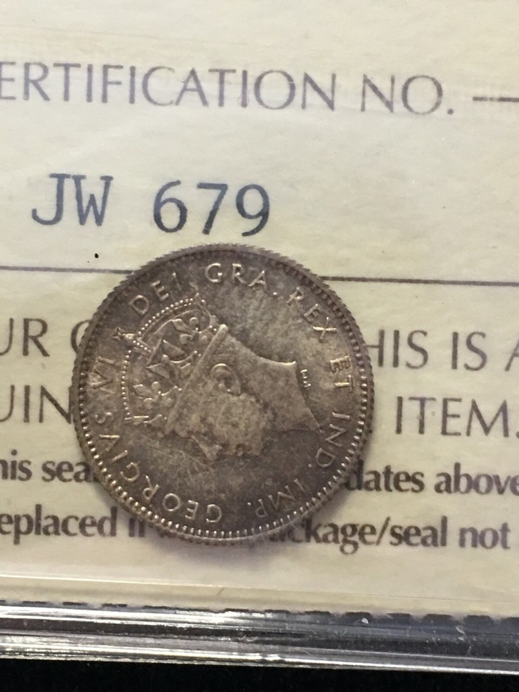 1938 ICCS Graded Newfoundland, 5 Cent, **MS-64**