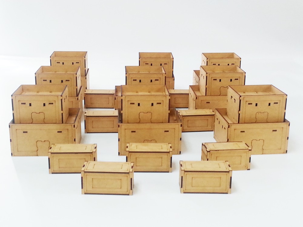 Infinity the game 27 Piece 28mm Terrain Starter Set Terrain