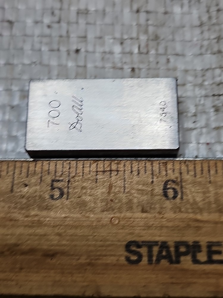 DoALL .700" RECTANGULAR GAGE BLOCK NO. 7450