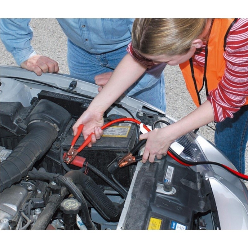 Commuter Emergency Kit Roadside Assistance First Aid Flashlight Booster Cables
