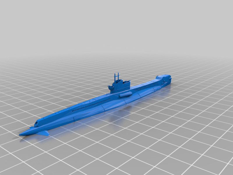 1:700 WW2 British T-Class Submarine