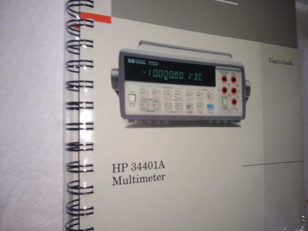 HP 34401A Manual Set. New in original shrink wrap.