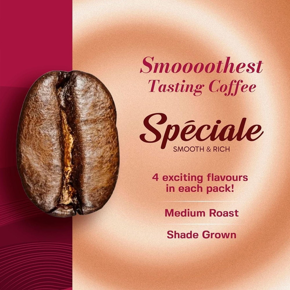 Continental Assorted Coffee Sachets - 96gm Hazelnut, Vanilla, Mocha, Caramel