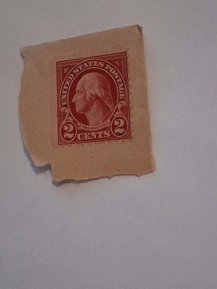 Very Rare George  Washington Red Two  2 Cent Postage Stamp