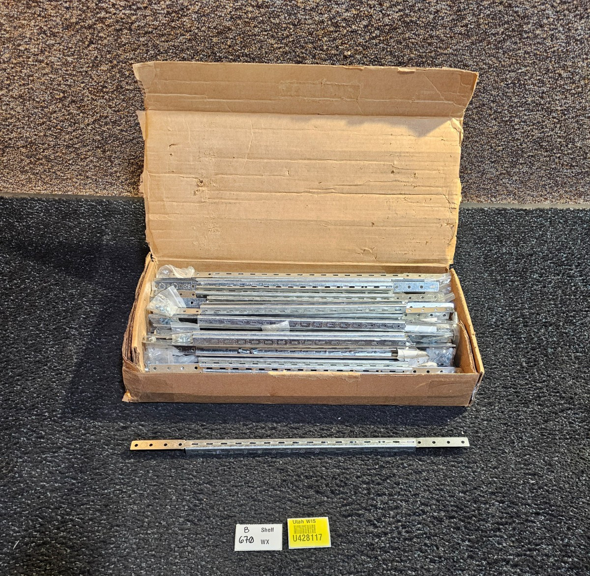 (QTY 50) Holdrite SB2S Stout Multi-Purpose Adjustable Length Support Bracket