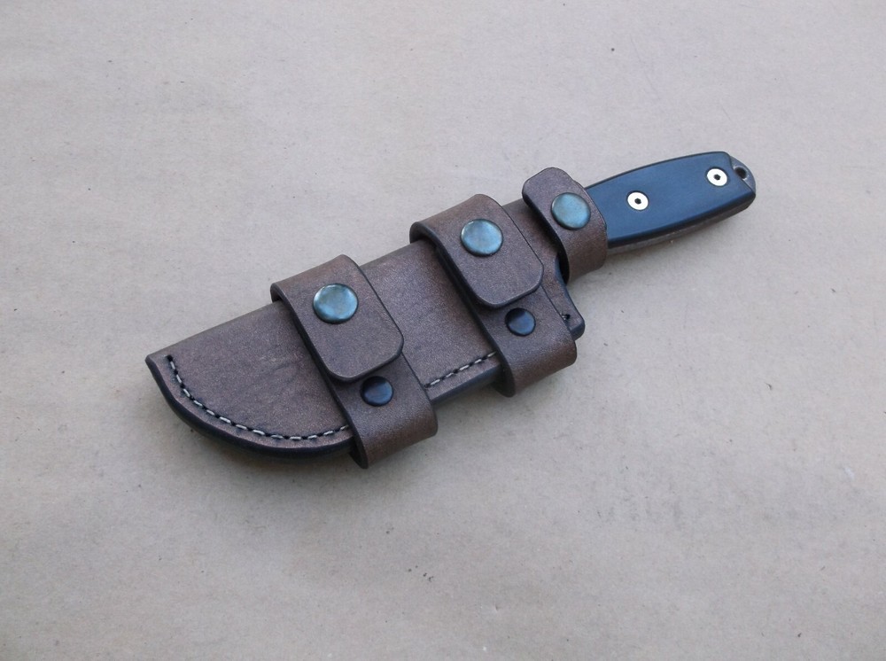 ESEE 4 BECKER BK16 BK17 CUSTOM LEATHER SHEATH (SHEATH ONLY) !READ DESCRIPTION!