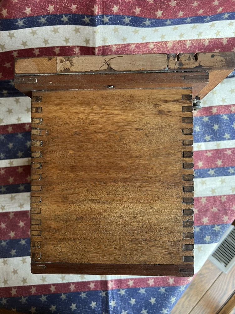 Vintage Brown Electric Pyrometer In Case