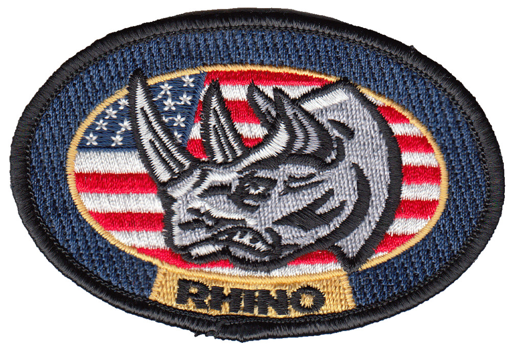 VFA-106 GLADIATORS U.S. FLAG RHINO SHOULDER PATCH