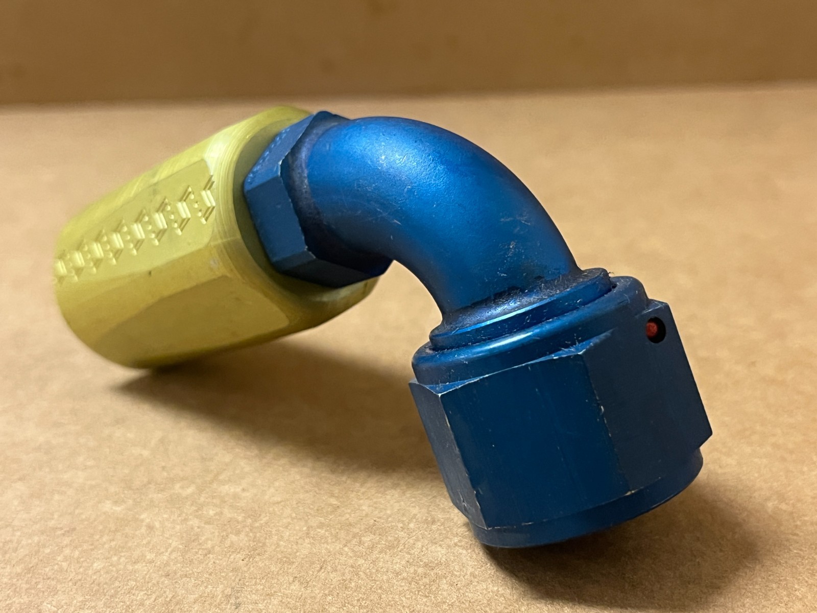 90 Degree Aerospace Fitting P/N MS24590-1120-12 New