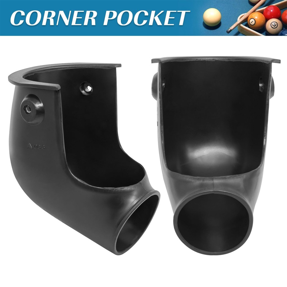 Pool Table Pockets Replacement Pockets for Billiard Table Set of 6