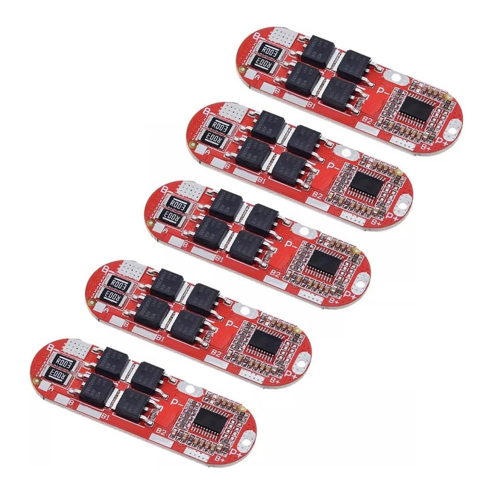 4pcs 5S 25A BMS Board for LiMnO2 Li-polymer Battery Protection Parameters Set