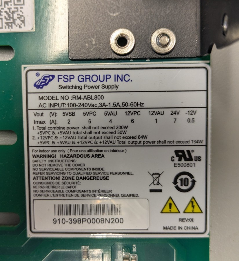 Radiometer abl800 power supply 910-398, rm-abl800