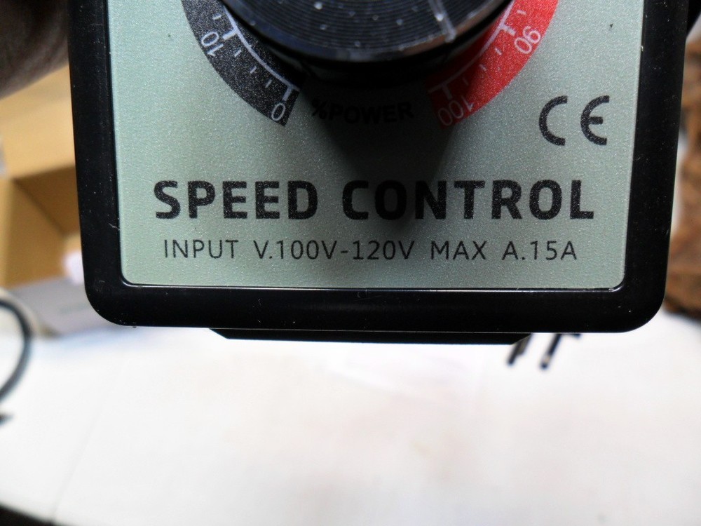 AC Motor Variable Speed Controller 120V 15A 4000W & Overload Protection Switch