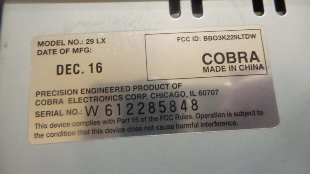 Cobra 29 LX CB Radio