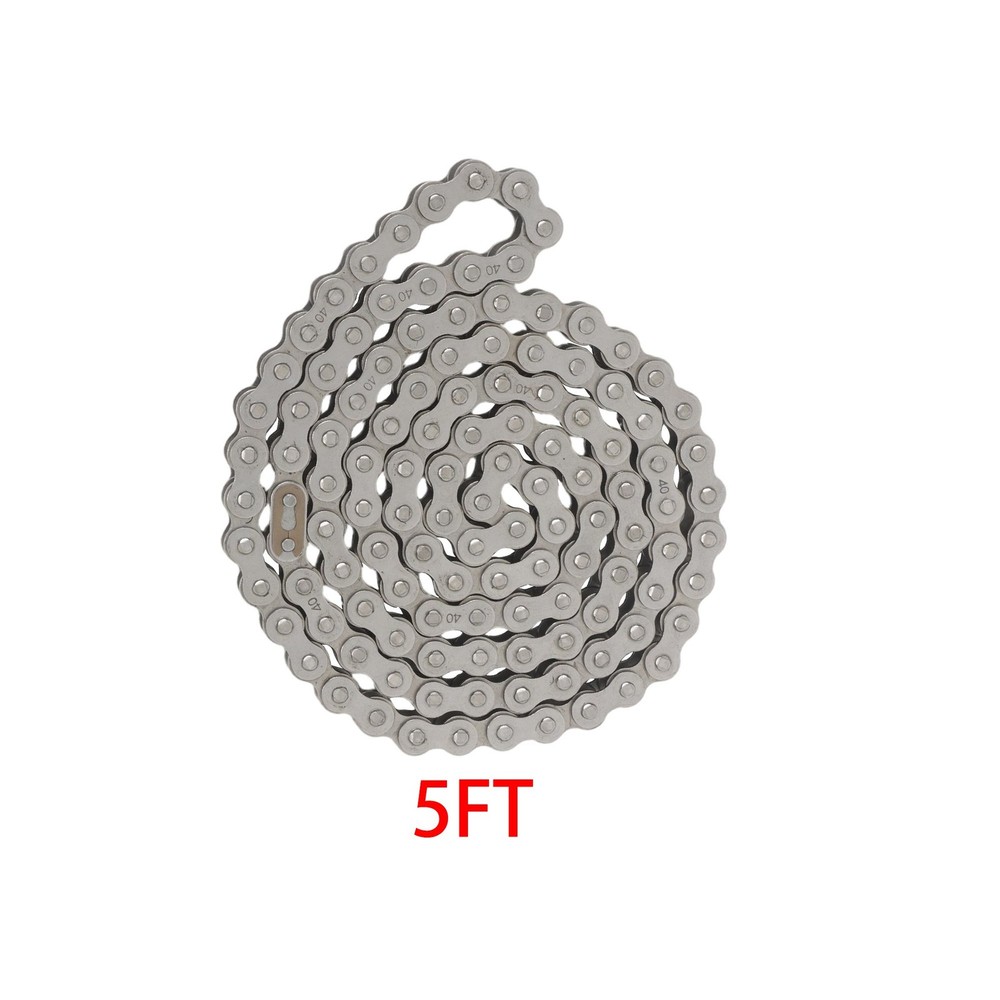 Roller Chain #40 x 5 feet + 2 Connecting Links