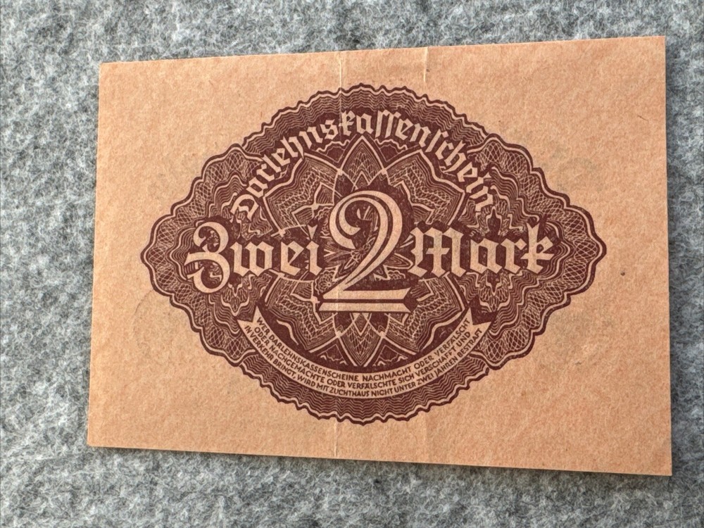 1922 GERMANY Banknote 2 MARK ( # P62 )