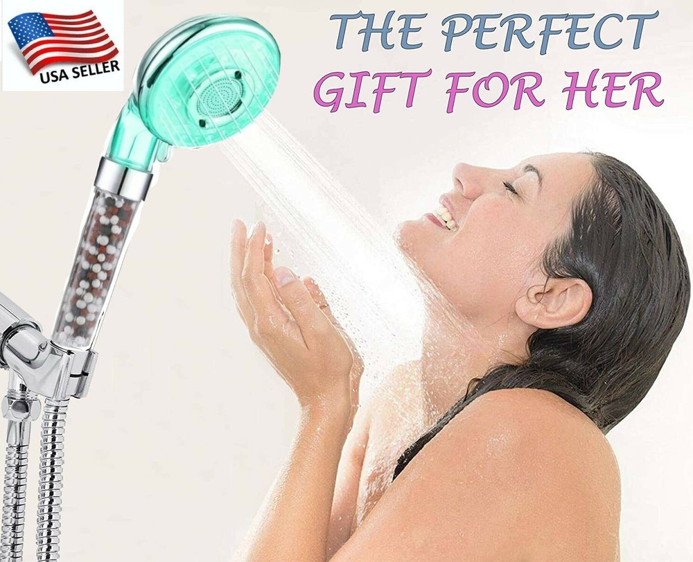 RTgenesis Shower Head Hydroelectric Colors Changing LED plus FILTRATION SYSTEM 