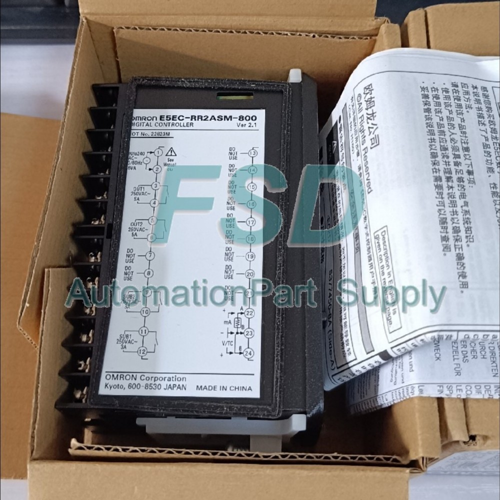 Omron E5EC-RR2ASM-800 100-240VAC Temperature Controller 1 PCS New Box