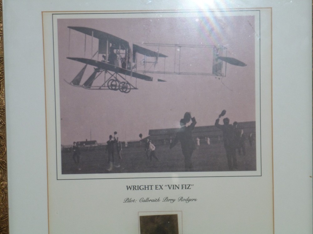 SMITHSONIAN WRIGHT FIRST U.S. TRANSCONTINETAL FLIGHT 1911 ORIGINAL FLOWN FABRIC