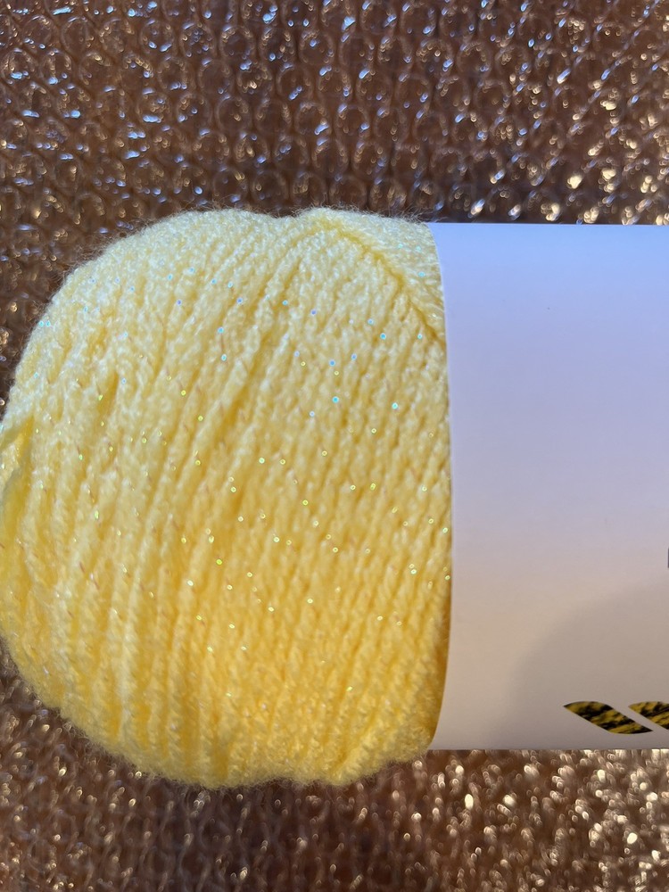 Big Twist Twinkle Yarn -- Yellow -- NIP