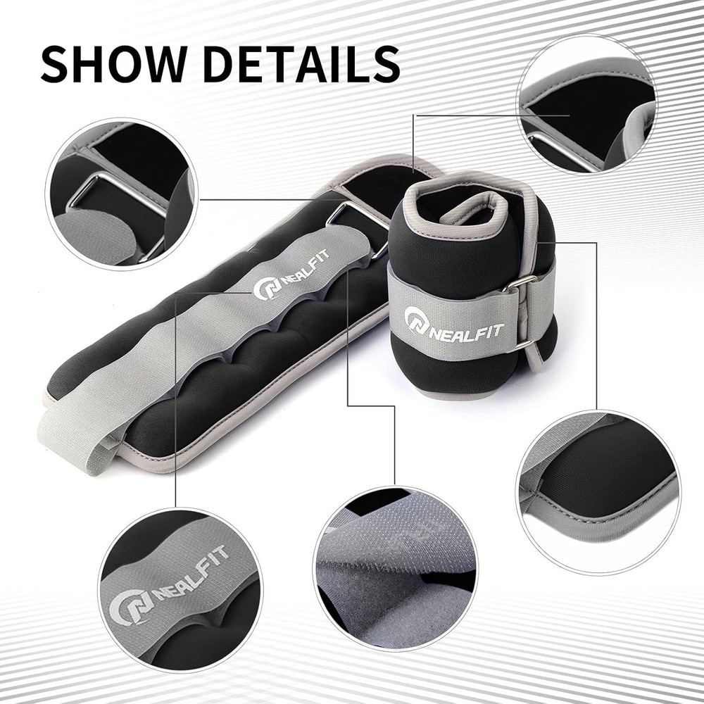 Comfort-Fit Adjustable Leg and Arm Weights - Elevate Your Gym Experience
