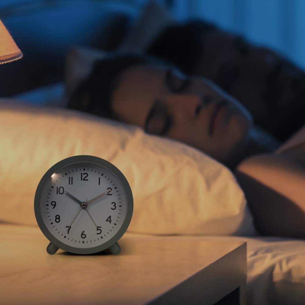 Green Mini Analog Alarm Clock Compact