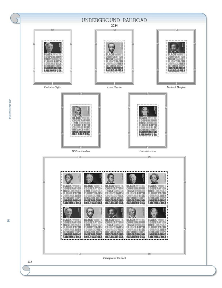 2024 U.S. Commemorative Singles COMPLETE Supplement (White Ace Alternative)