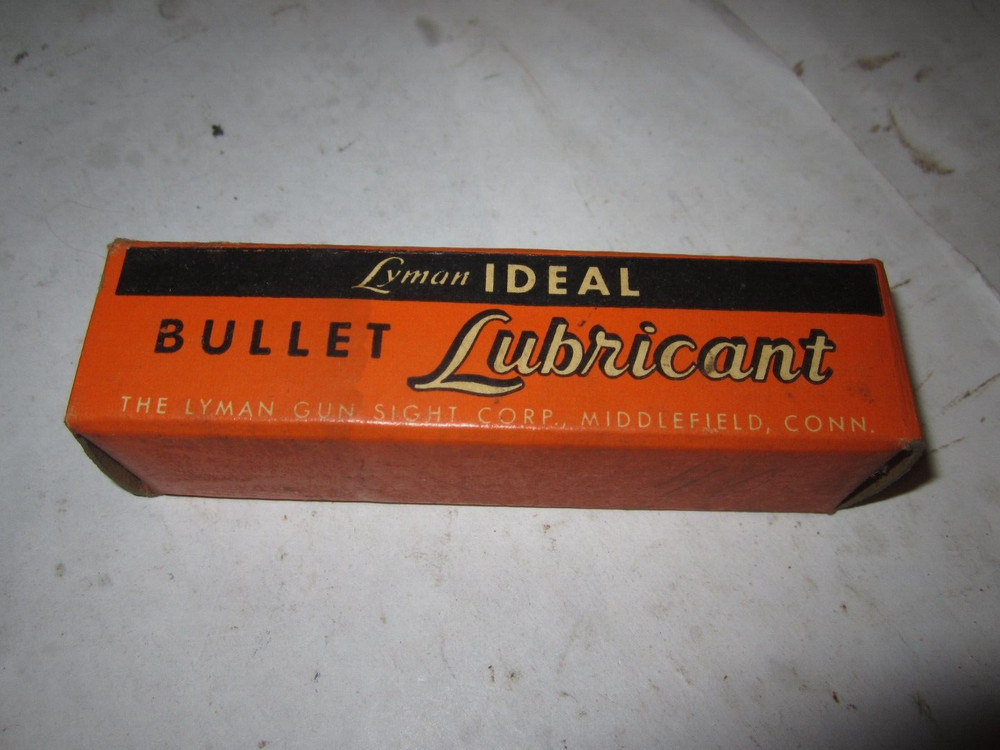 Vintage Lyman Ideal Bullet LUBRICANT BOX ONLY