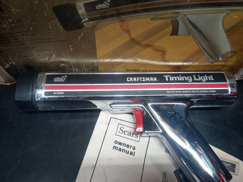 Vintage Sears Craftsman Inductive Engine Timing Light 28-2134 Tested