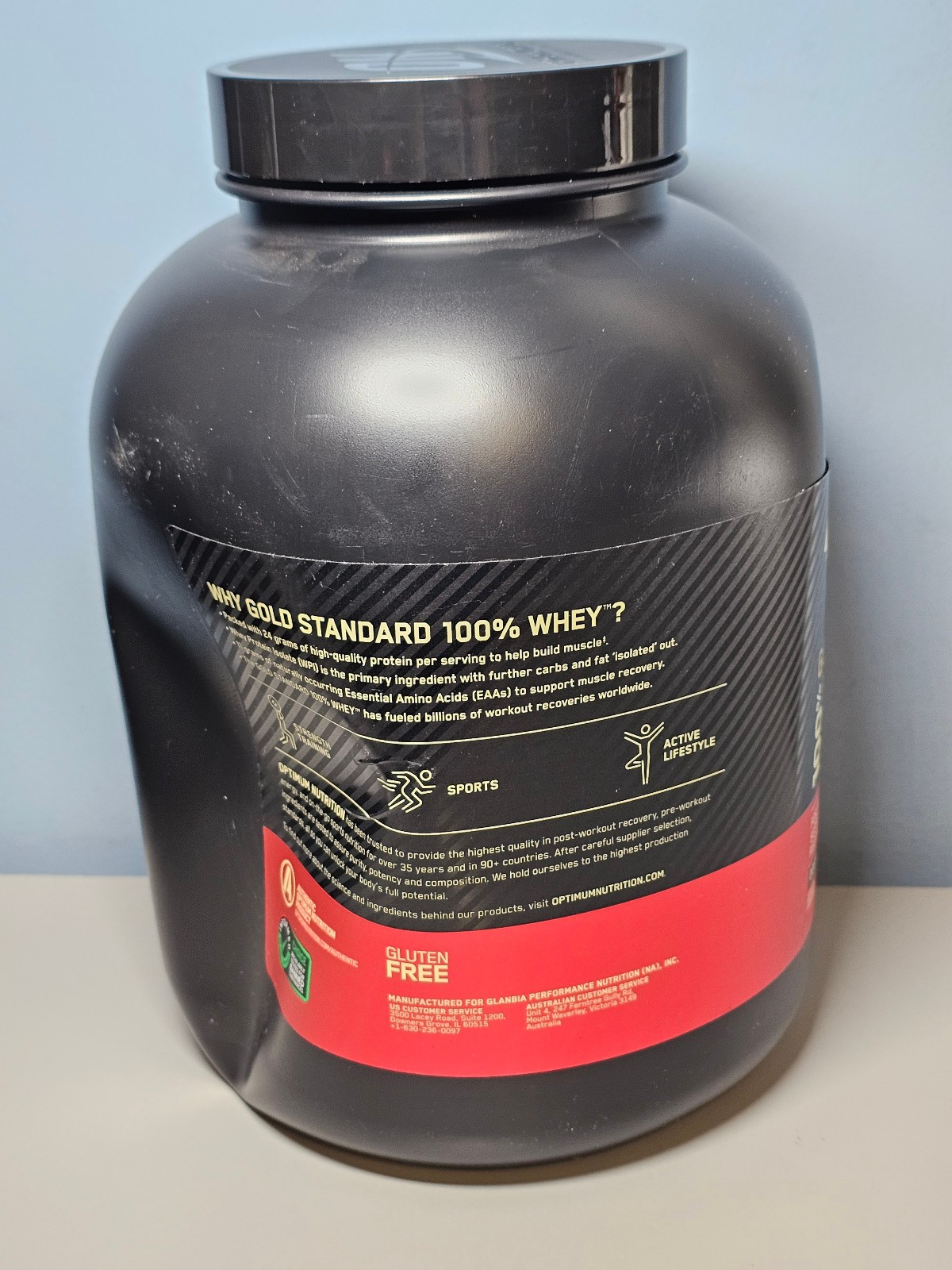 Read Ad! ON Optimum Gold Standard 100% Whey Protein - Chocolate - Exp 11/06/26